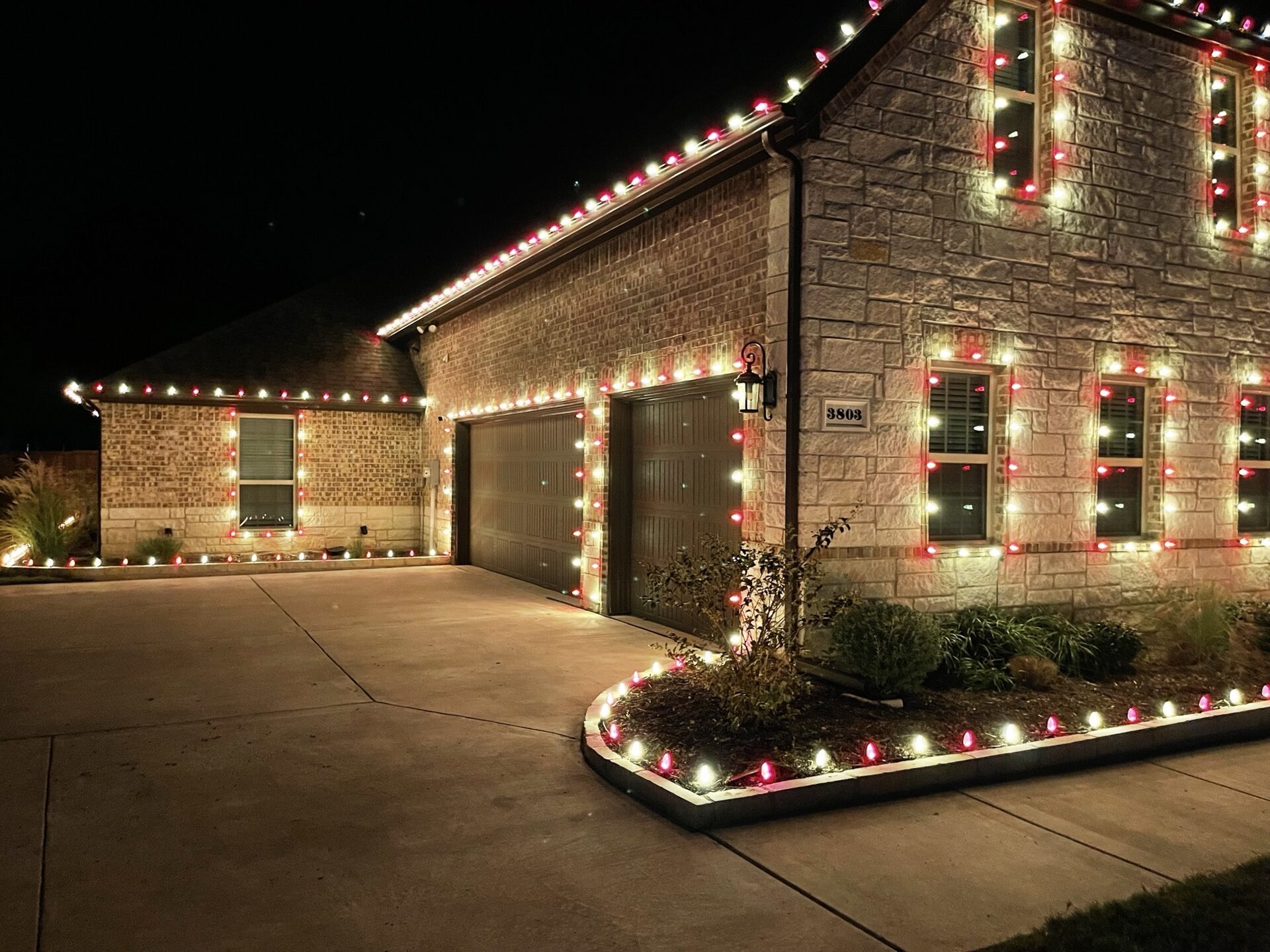 Christmas light installation Melissa TX - All Seasons Lawn Care