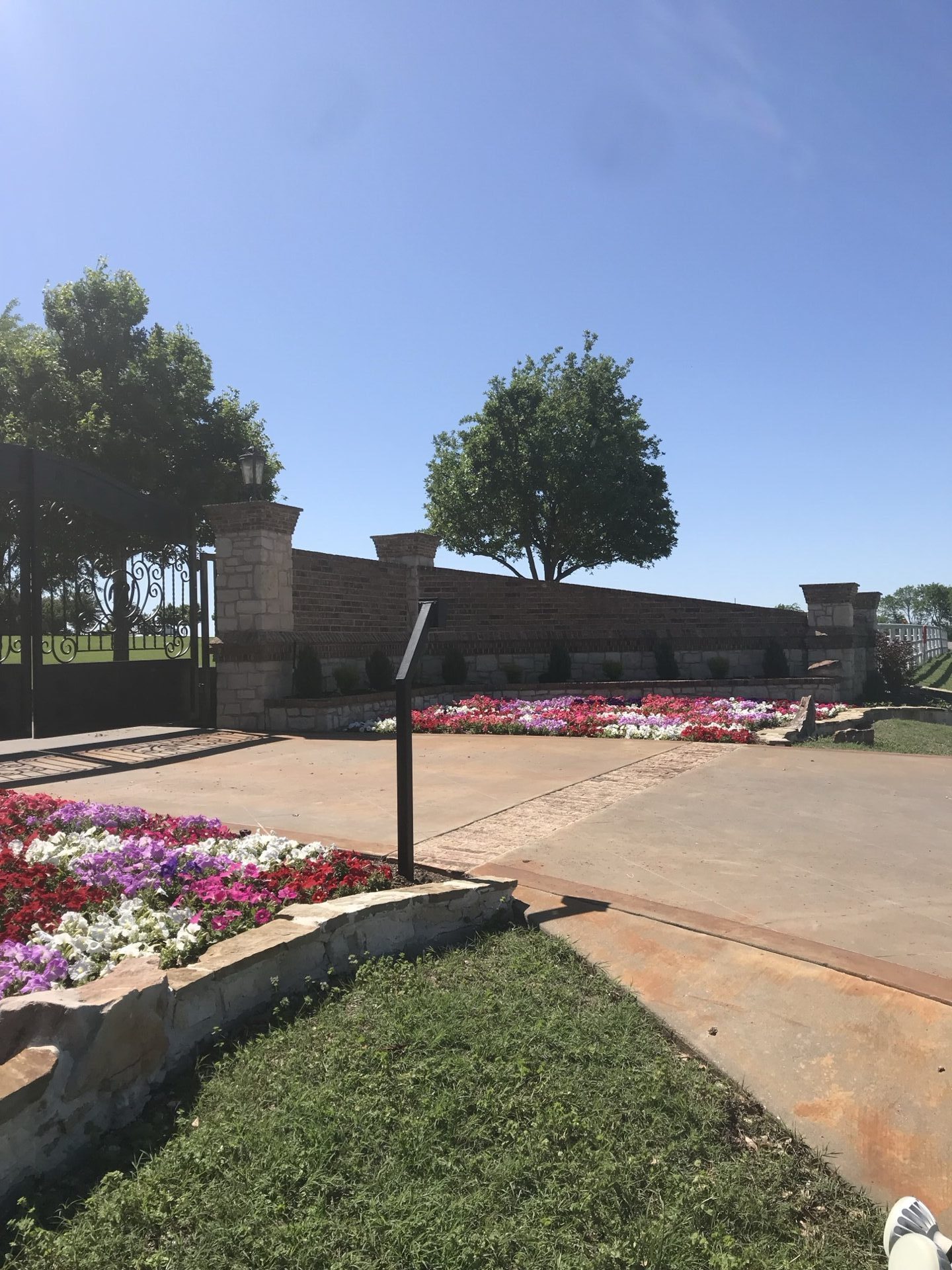 HOA community entrance landscaping North Texas - All Seasons Lawn Care
