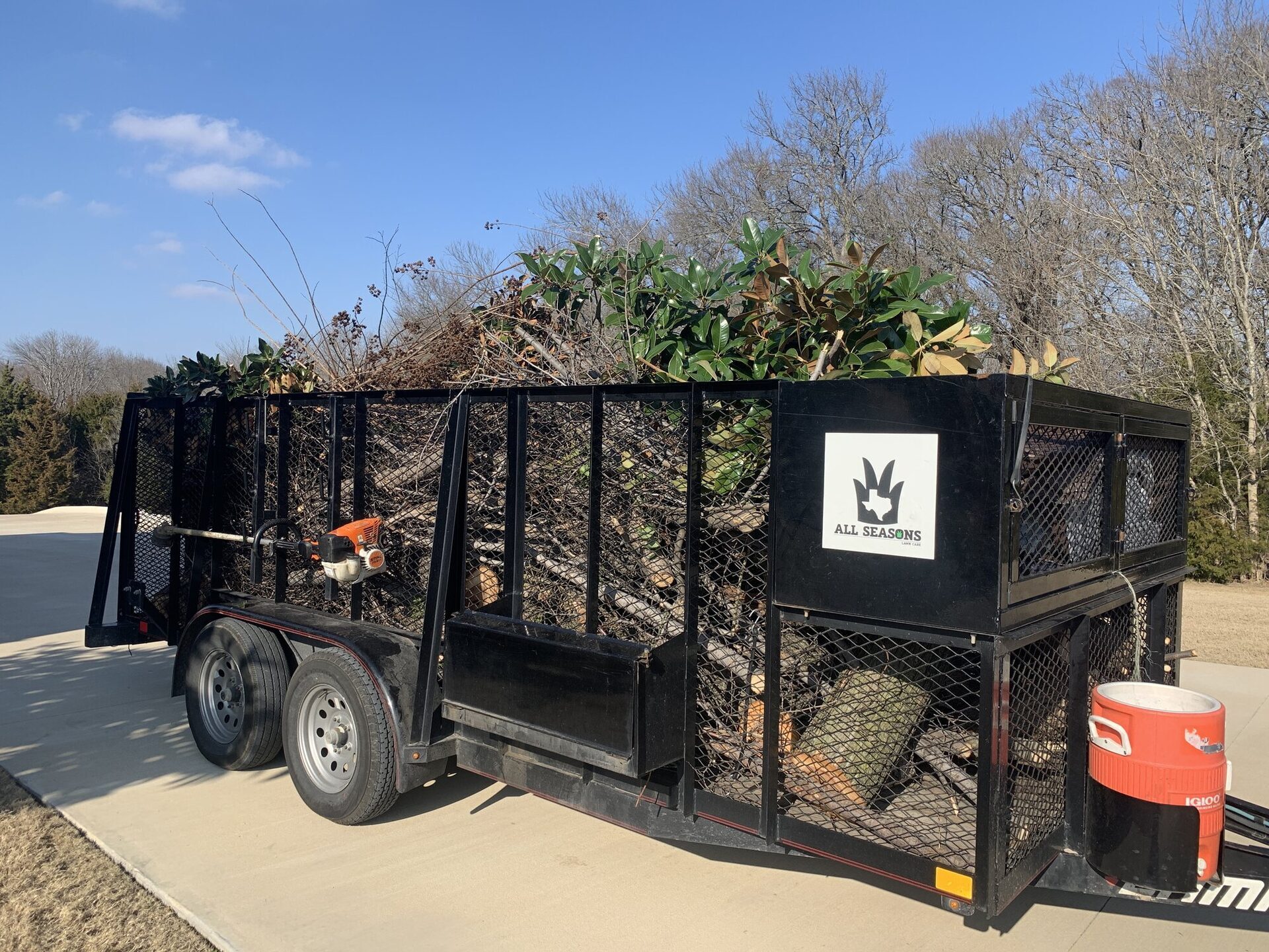 yard debris removal Melissa TX - All Seasons Lawn Care