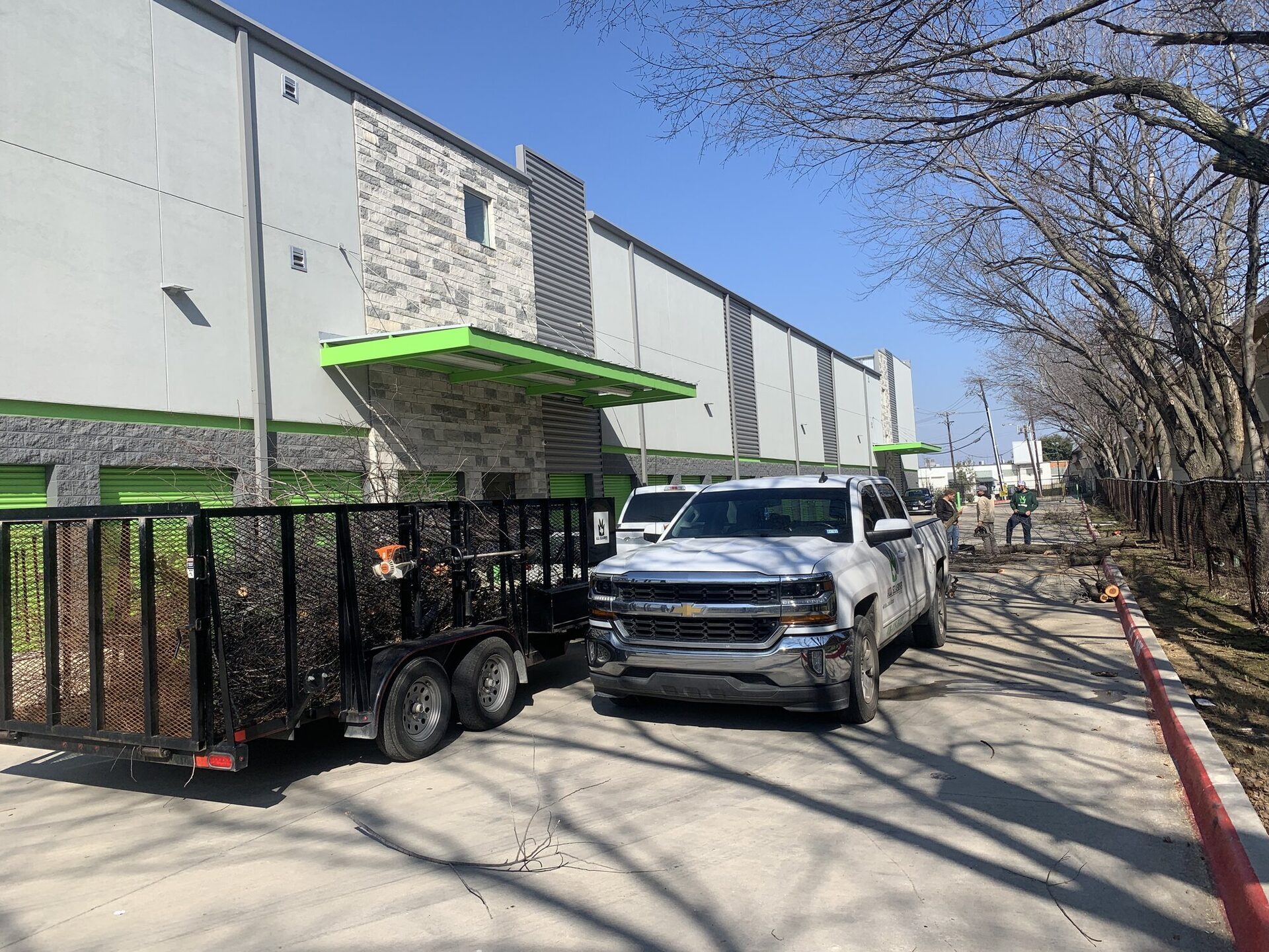 debris removal truck and trailer North Texas - All Seasons Lawn Care