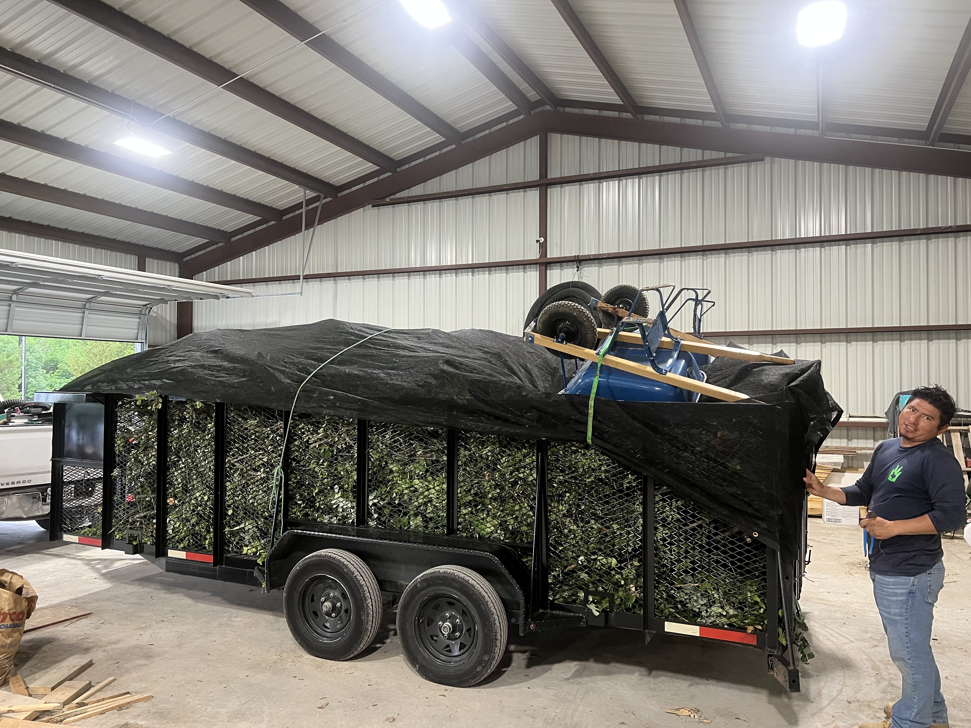 debris removal truck and trailer North Texas - All Seasons Lawn Care